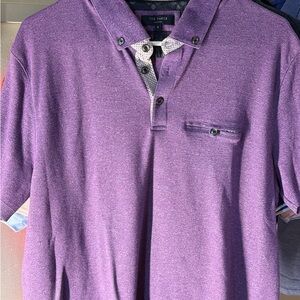 Ted Baker Lavender Polo Shirt for Men